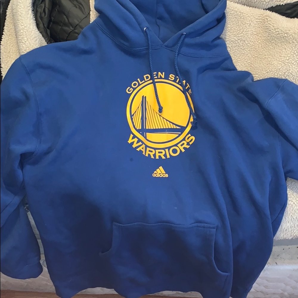 Classic Adidas XL GS Warriors Hoodie